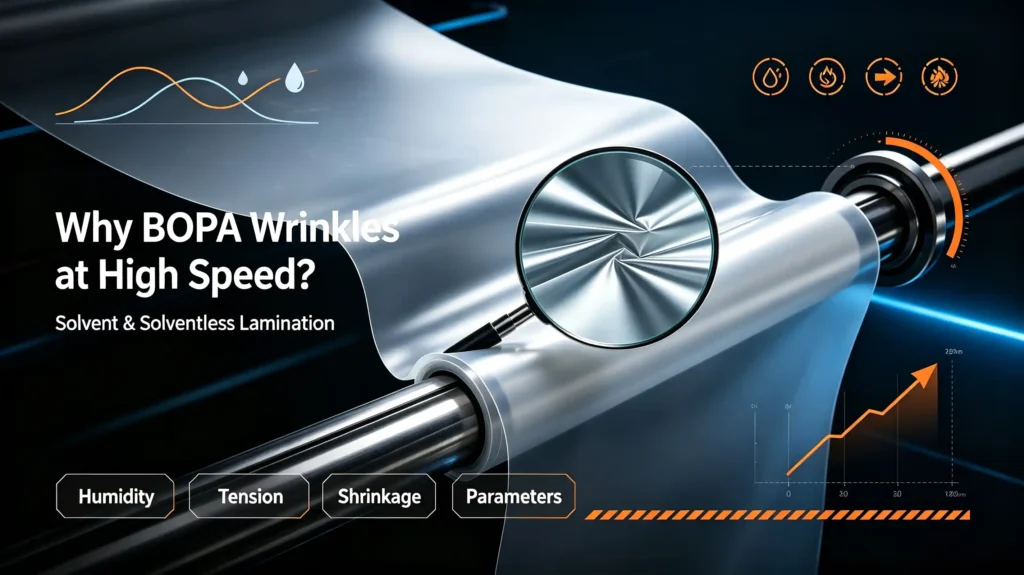 Why Does BOPA Laminated Film Wrinkle in High‑Speed Lamination? Causes & Practical Solutions