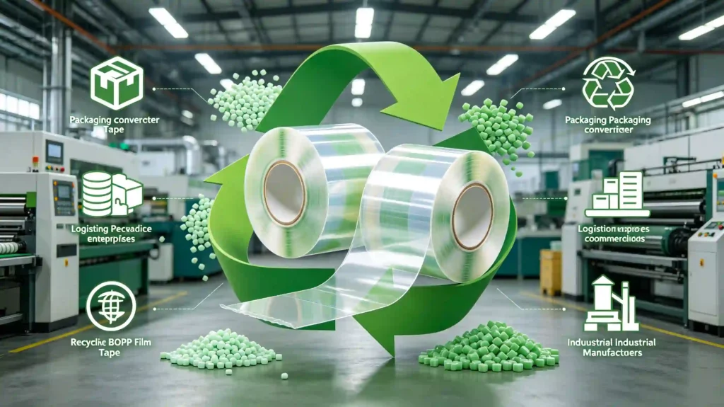 Tape Grade Recycled BOPP Film: High Performance Meets Sustainability